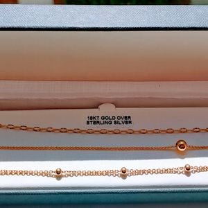 Giani Bernini 3pcs Set Gold link Chain Bracelet